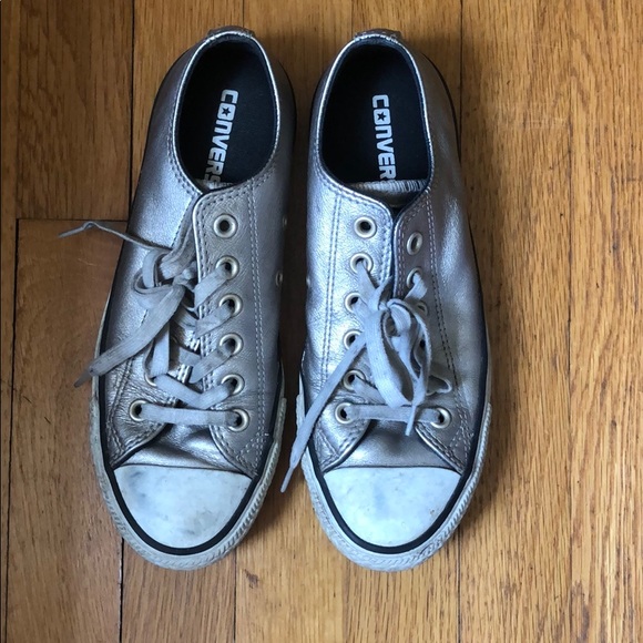 silver converse size 7